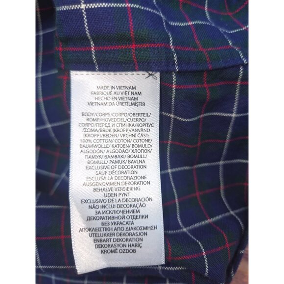 Ralph Lauren Men's Classic Fit Button-Down Plaid Shirt XXL - Picture 6 of 8
